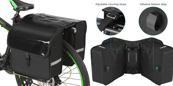 Bolsa alforja para bicileta Mewmewcat barata
