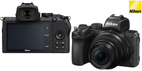 Cámara digital Evil Nikon Z 50 + obejetico Nikkor 16-50 DX VR barata en Amazon