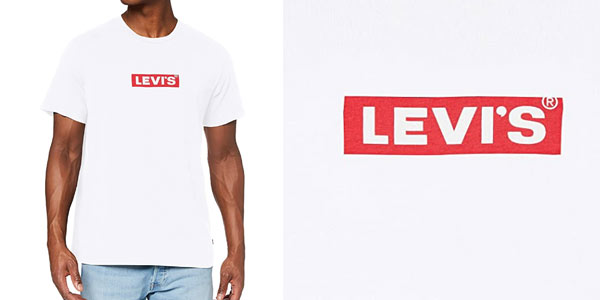 Camiseta Levi's Boxtab Graphic Tee para hombre barata en Amazon