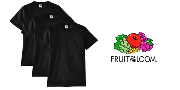Chollo 5 camisetas Fruit of the Loom menos de 30€