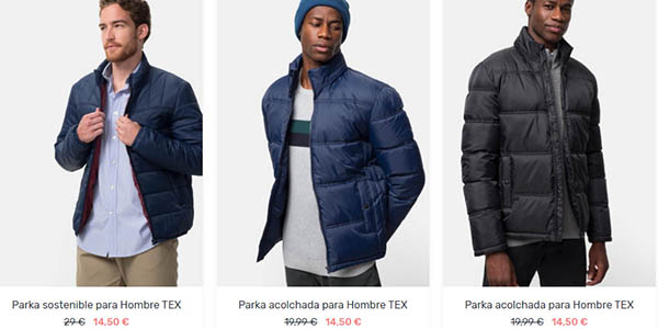 Carrefour Tex chaquetas promoción