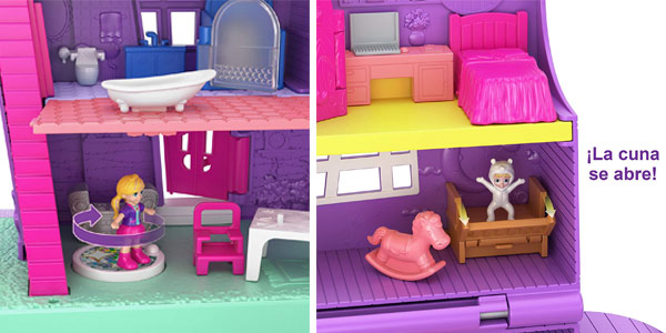 Casa de muñecas de juguete Polly Pocket con accesorios (Mattel GFP42) chollo en Amazon