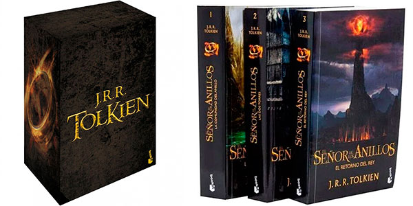 Chollo Estuche de regalo con 4 libros de Tolkien (El Hobbit + El Señor de los Anillos) 
