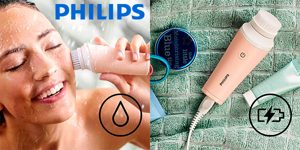 Chollo Mini limpiador facial Philips VisaPure resistente al agua