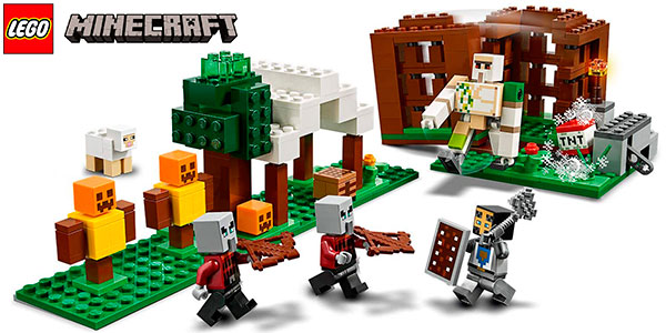 Chollo Set Puesto de saqueadores de LEGO Minecraft