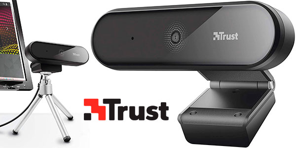 Chollo Webcam Trust Tyro Full HD con micrófono