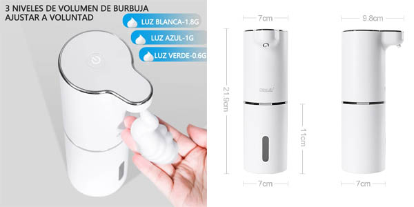 Dispensador de jabón automático Dexub de 300 ml