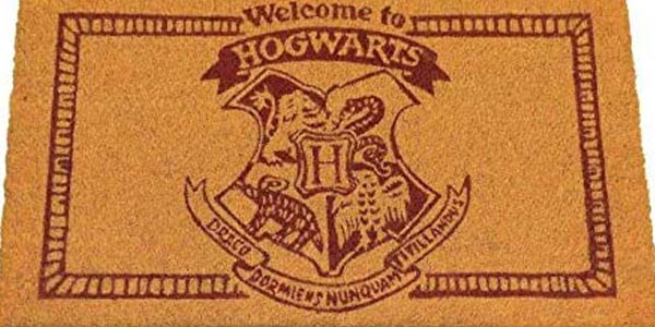 Felpudo Harry Potter Welcome To Hogwarts chollo en Amazon