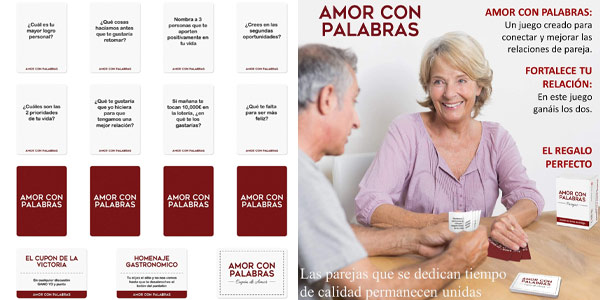 Juego Amor con palabras para parejas chollo en Amazon