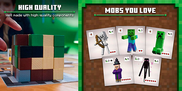 Juego de mesa Minecraft: Builders & Biomes barato