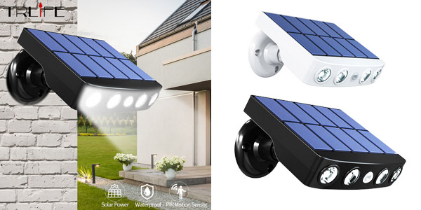 Luz Solar con sensor de movimiento al aire libre TRLife barata en AliExpress