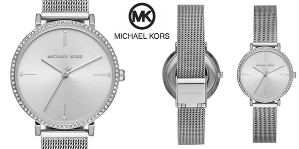 Michael Kors MK7123 reloj analógico plateado mujer oferta