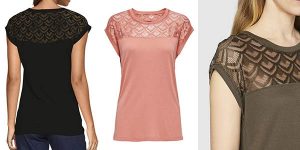 Only Onlnicole SS Mix Top Noos chollo