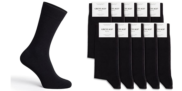Pack x10 pares de calcetines unisex Greylags baratos en Amazon
