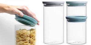 Pack x3 Tarros Brabantia de cristal apilables en varias medidas baratos en Amazon