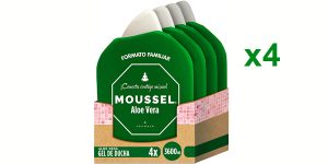 Pack x4 Gel Ducha Moussel Aloe Vera de 900 ml/ud barato en Amazon