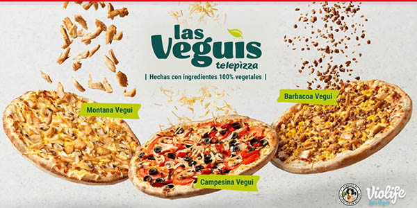 Telepizza Veguis oferta lanzamiento
