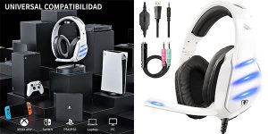 Auriculares Gaming BXCUX ‎GM-3 con micro