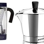 Cafetera de 6 tazas Monix Vitro en aluminio barata en Amazon