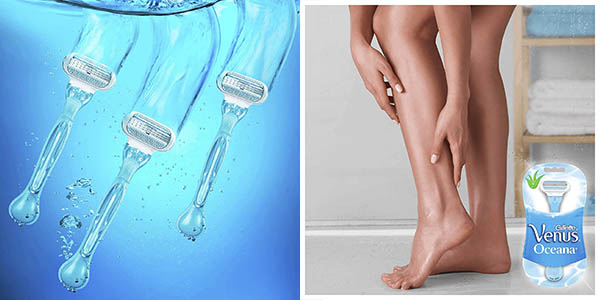 cuchillas desechables Gillette Venus Oceana oferta