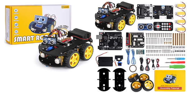 Kit de Coche Robot Inteligente Elegoo Uno R3 Arduino V3.0 chollo en Amazon