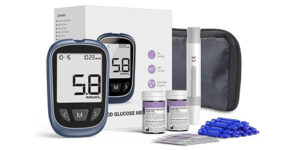 Glucómetro AT-ES Gochek2 con 100 tiras y 100 lancetas