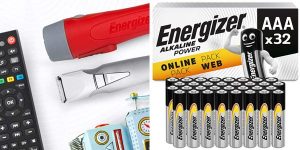 Pack x32 pilas alcalinas Energizer Alkaline Power AAA baratas en Amazon