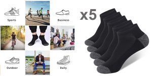 Pack x5 calcetines tobilleros con refuerzo VoJoPi Athletic baratos en Amazon