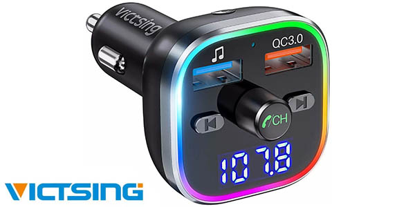 Transmisor Bluetooth VicTsing para el coche