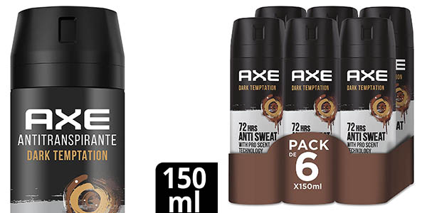 Axe Dark Temptation desodorante spray chollo