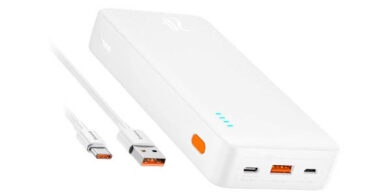 Batería externa Baseus de 20.000 mAh con USB-C