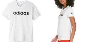 Camiseta Adidas Essentials Linear para mujer