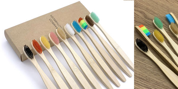 Cepillos de dientes de bambú baratos