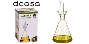 Chollo Aceitera D'Casa antigoteo de cristal de 500 ml