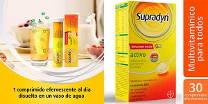 Chollo Complemento multivitamínico Supradyn Activo con minerales y coenzima Q10 de 30 comprimidos
