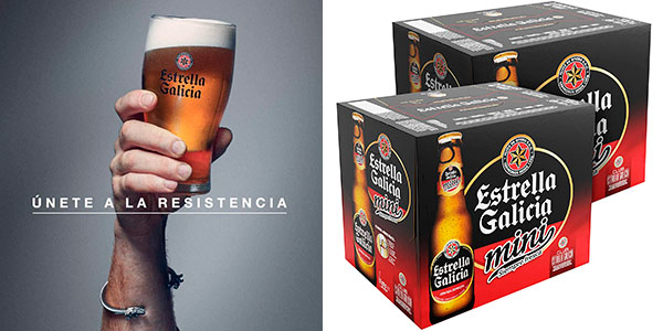 Chollo Pack de 24 cervezas Estrella Galicia Especial Mini de 20 cl