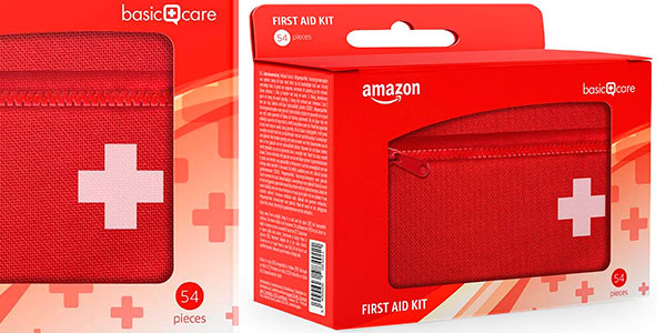 Chollo Set de primeros auxilios Amazon Basic Care 