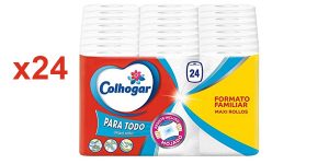 Pack x24 rollos de papel de cocina Colhogar Mega XXL barato en Amazon