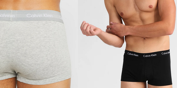 Pack x3 Bóxers Calvin Klein Cotton Stretch para hombre chollo en Amazon