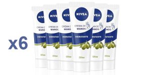 Pack x6 Crema de Manos Hidratante Nivea Aceite de Oliva de 100 ml/ud barato en Amazon