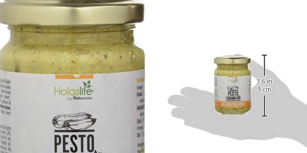 Pack x6 Pesto Bio Holoslife Cáñamo Calabacín & Curry chollo en Amazon