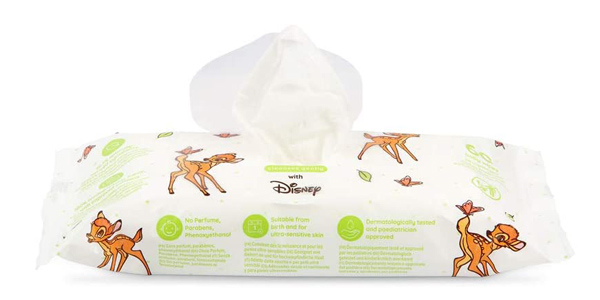 Pack x1080 Toallitas biodegradables Mama Bear Disney Ultra Sensitive chollo en Amazon