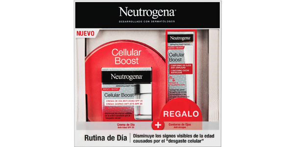 Pack antiedad de día Neutrogena Cellular Boost barato en Amazon