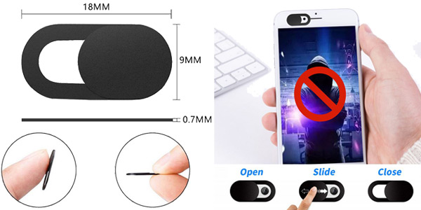 Pack x6 Fundas antiespía Ankndo espía para cámara web chollo en AliExpress
