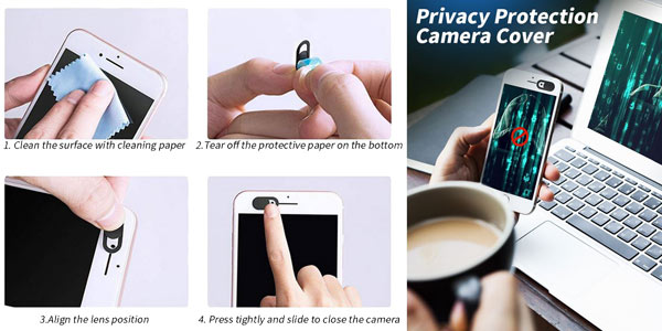 Pack x6 Fundas antiespía Ankndo espía para cámara web oferta en AliExpress