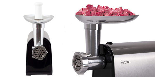Picadora eléctrica de carne TZS First Austria de 300W en acero chollo en Amazon
