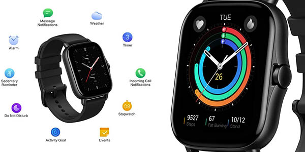 Reloj Xiaomi Amazfit GTS 2e con notificaciones inteligentes