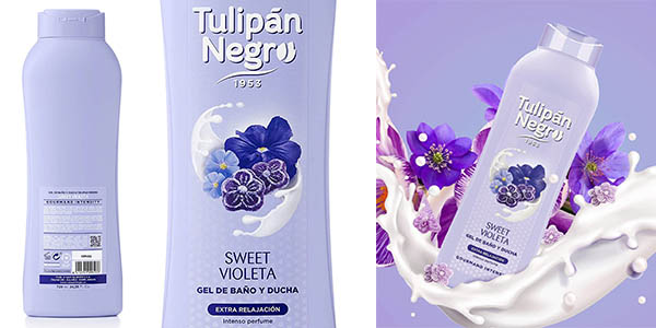TulipÃ¡n negro Sweet Violeta gel de baÃ±o oferta