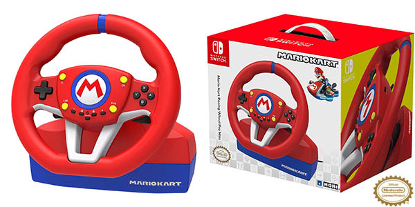 Volante HORI Volante Mario Kart Pro Mini para Nintendo Switch y PC