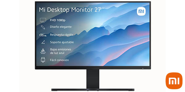 Monitor LED IPS Xiaomi Monitor Mi Desktop de 27" Full HD